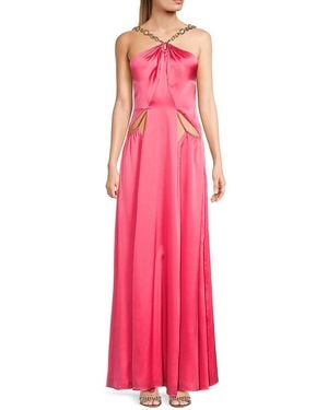 Cult Gaia Althea Silk Blend Gown - Pink