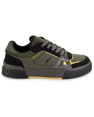 DKNY Logo Low Top Sneakers - Black