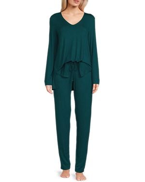 Natori 2-piece Pyjama Set - Green