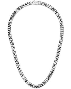 Esquire Sterling Silver Curb Chain Necklace - Metallic