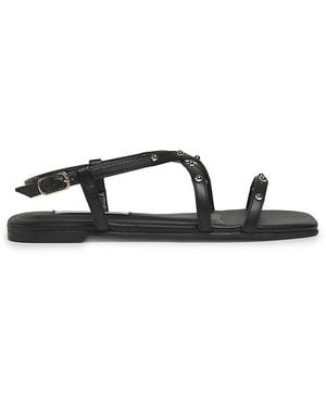 Saks Fifth Avenue Palermo Studded Strappy Sandals - Black