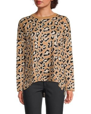 Joseph A Print Jumper - Black