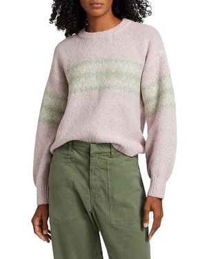 Design History Fair Isle-Style Crewneck Jumper - Red
