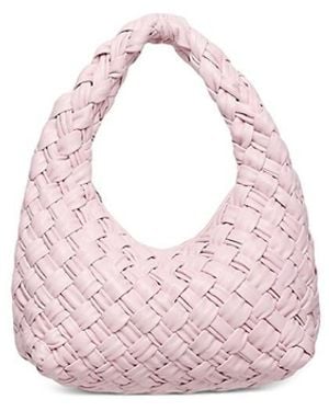 Walter Baker Indie Weaved-Leather Hobo Bag - Pink