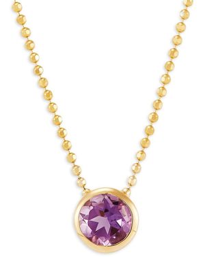 Saks Fifth Avenue 14K & Pendant Necklace - Pink