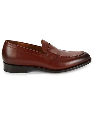 Allen Edmonds Shelby Leather Penny Loafers - Brown