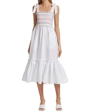 Cara Cara Jenny Midi-dress - White