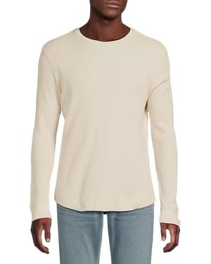 Vince Ribbed T-Shirt - Natural