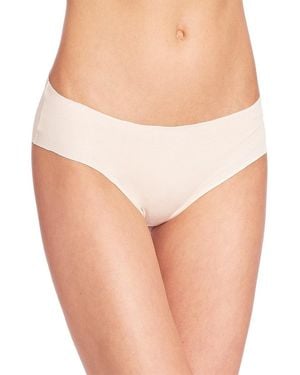 Hanro Invisible Cotton Hi-cut Brief - White