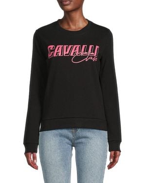 Cavalli Class by Roberto Cavalli Logo Sweatshirt - Black