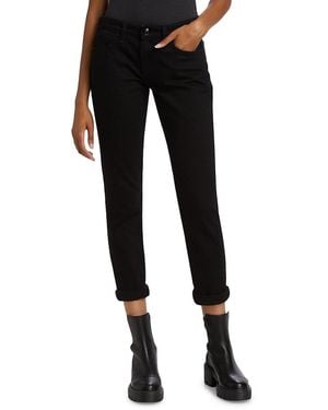 Rag & Bone Dre Low-Rise Slim Boyfriend Jeans - Black