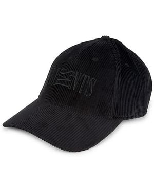 AllSaints Logo Corduroy Baseball Cap - Black