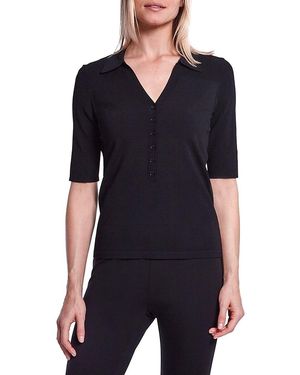 Capsule 121 Webb Solid Polo Jumper - Black
