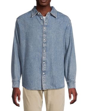 Rag & Bone Matthew Denim Shirt - Blue