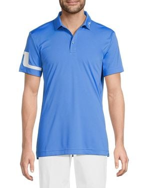 J.Lindeberg J. Lindeberg Heath Logo Polo Shirt - Grey