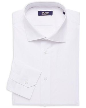 Cavalli Class by Roberto Cavalli Comfort Fit Dress Shirt - White