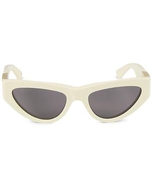 Bottega Veneta 55Mm Cat-Eye Sunglasses - Yellow