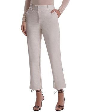 Commando Faux-Leather Animal Cropped Trousers - Grey