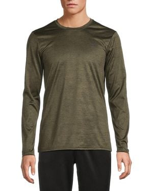 Spyder 'Long Sleeve Camo-Jacquard T-Shirt - Green