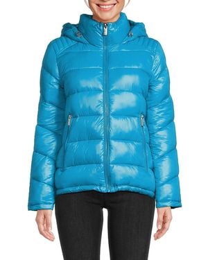 Guess Hooded Puffer Jacket - Green