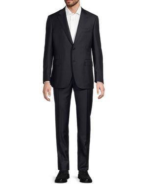 Canali Two-Button Classic-Fit Suit - Black