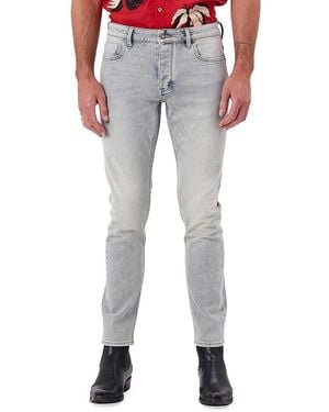 Neuw Relaxed-seat Straight Slim Jeans - Grey