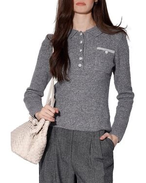 Walter Baker Barry Patch Pocket Polo Shirt - Grey