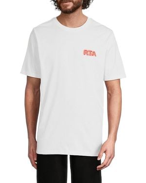 RTA Logo Graphic Cotton T-Shirt - White