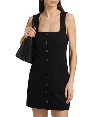 Rag & Bone Marianne Button-Front Minidress - Black