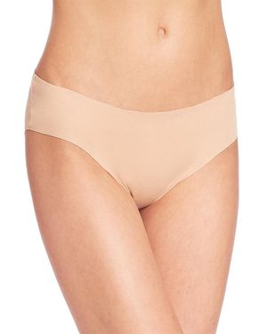 Hanro Invisible Cotton Hi-cut Brief - Natural