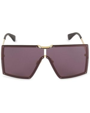 Max Mara 69Mm Oversized Sunglasses - Purple