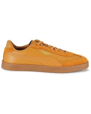 PUMA Club Ii Era Logo Low-top Sneakers - Orange