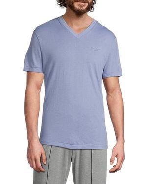 Ted Baker Solid Pyjama T-Shirt - Blue
