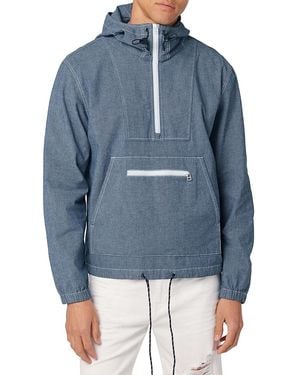 Joe's Jeans The Chambray Anorak Windbreaker - Blue