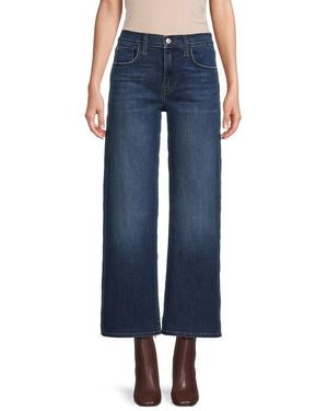 Hudson Jeans Rosalie High Rise Wide Leg Jeans - Blue