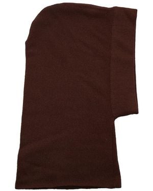 Portolano Cashmere Hood Hat - Brown