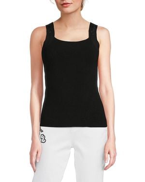 Karl Lagerfeld Jumper Tank Top - Black