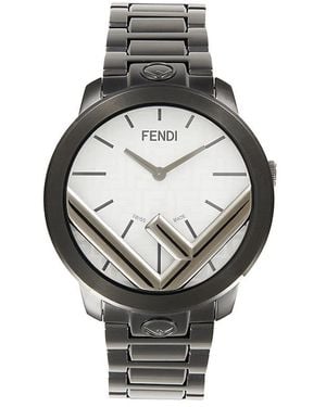Fendi Run Away Blacktone Stainless Steel Bracelet Watch/41Mm - Grey