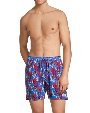 Scotch & Soda Under The Sea Swim Trunk - Blue