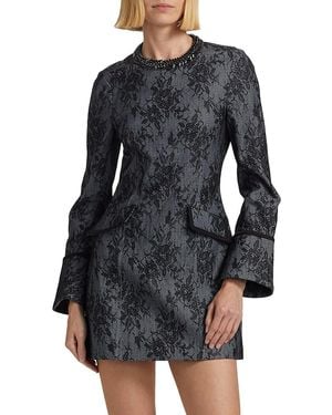 Cinq À Sept Reina Lace Cotton-Blend Minidress - Black