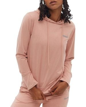 Bench Logo Drawstring Hoodie - Pink