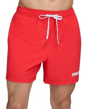 Starter Regular Fit Drawstring Shorts - Red