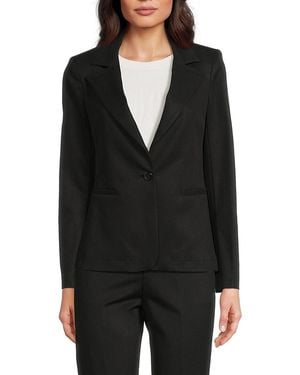 Alice + Olivia Macey Chino Fitted Blazer - Black