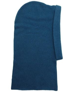 Portolano Cashmere Hood Hat - Blue