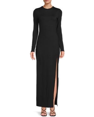 Susana Monaco Side Slit Maxi Dress - Pink