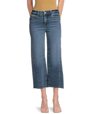 GOOD AMERICAN Cropped Palazzo Jeans - Blue