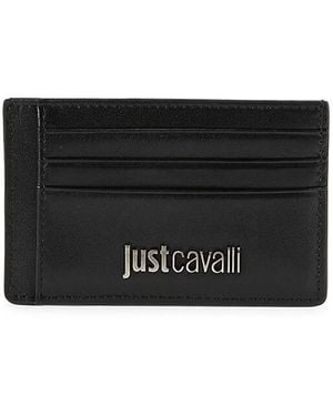 Roberto cheapest Cavalli Just Cavalli Large Wallet Black Leather