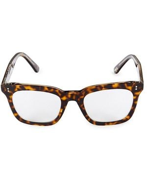 Maui Jim 49Mm Rectangular Optical Eyeglasses - Metallic