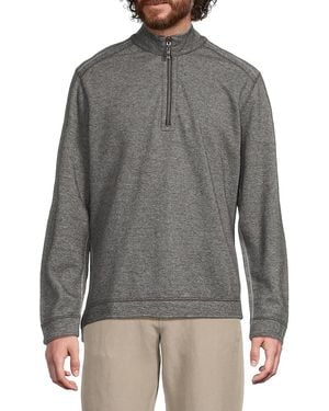 Tommy Bahama Daylight Horizon Cotton-Blend Pullover Jacket - Grey