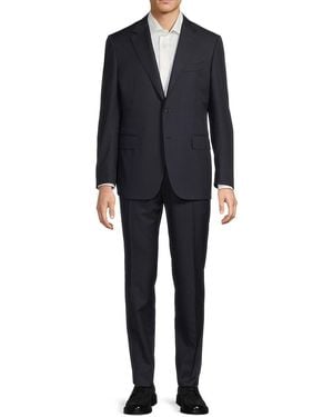 Canali Two-Button Classic-Fit Suit - Black